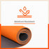 Moksh Premium Yoga Mat | Orange & Grey (Size: 24” x 72” Thickness: 8mm)